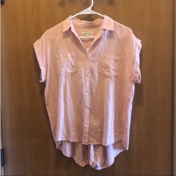 Francesca's Size Small Light Pink Open Back Top New With Tags - Picture 3 of 8